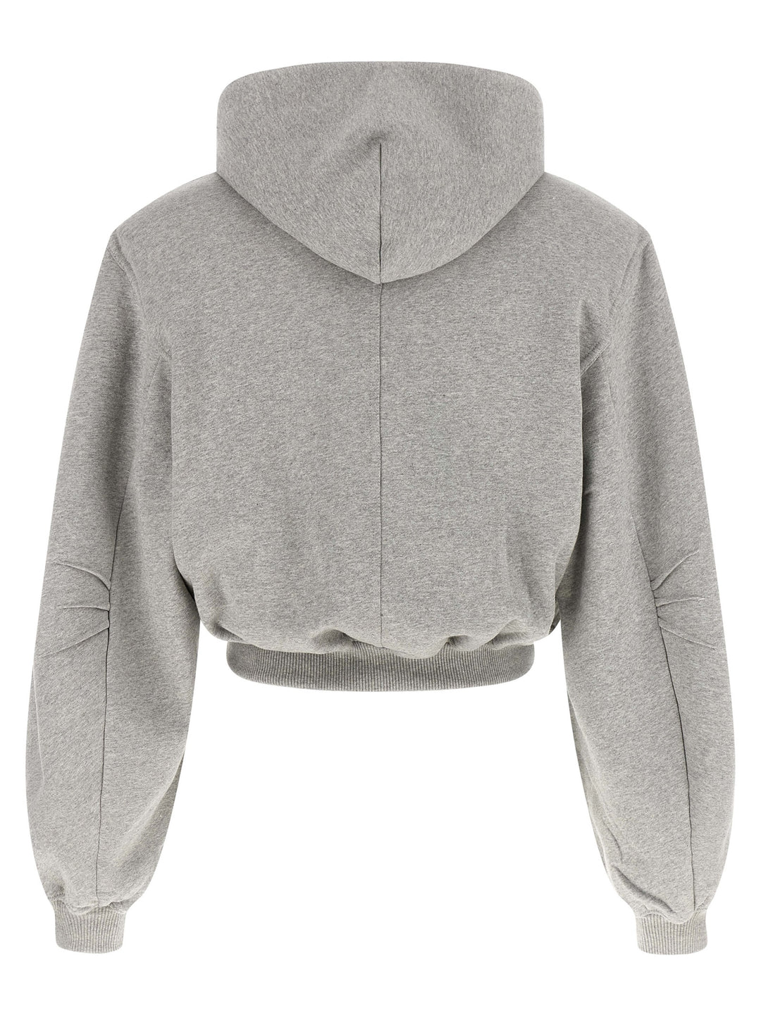 The Attico Gray Cotton Sweatshirt