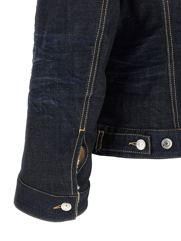 Dsquared² Blue Cotton Denim Jacket