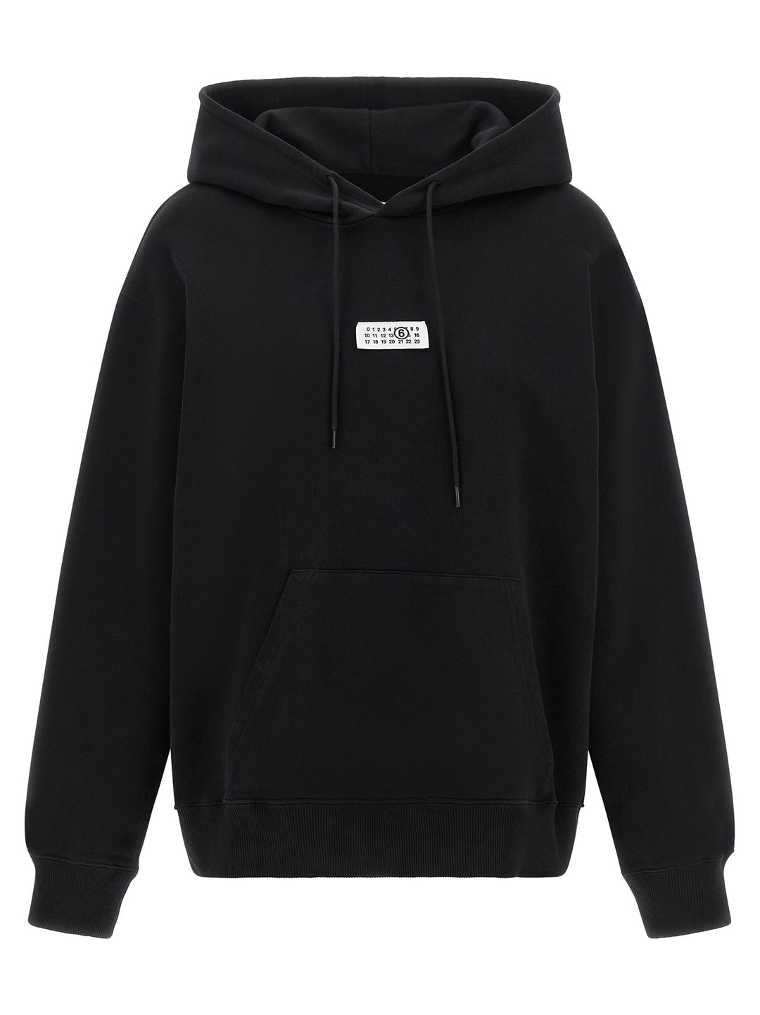 MM6 Maison Margiela Black Cotton Sweatshirt