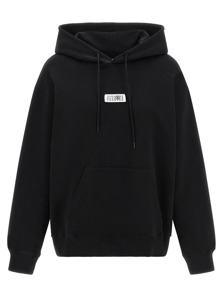 MM6 Maison Margiela Black Cotton Sweatshirt
