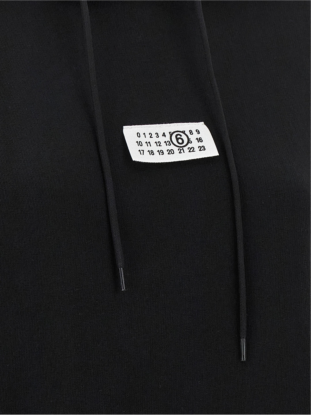 MM6 Maison Margiela Black Cotton Sweatshirt