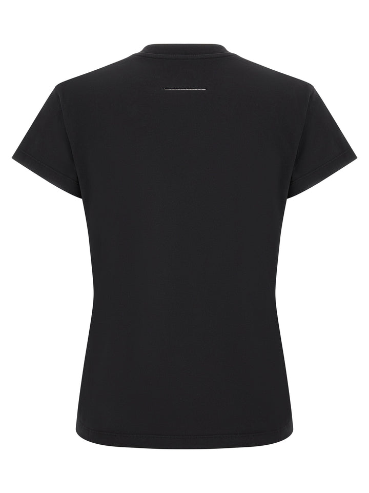 MM6 Maison Margiela Black Cotton T-Shirt