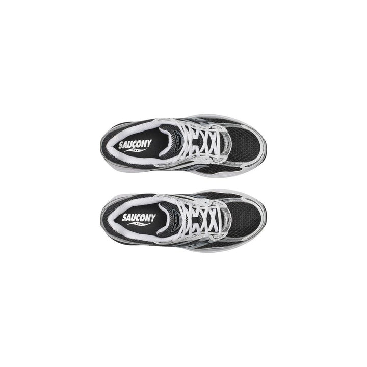 Saucony Black And White Synthetic Athletic Sneakers