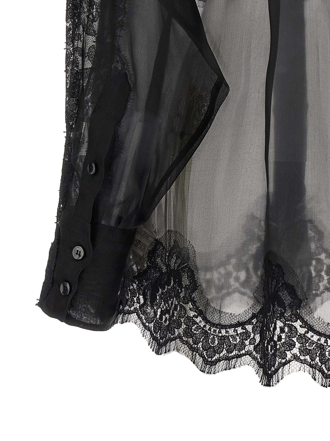 Dolce &amp; Gabbana Black Silk Blouse