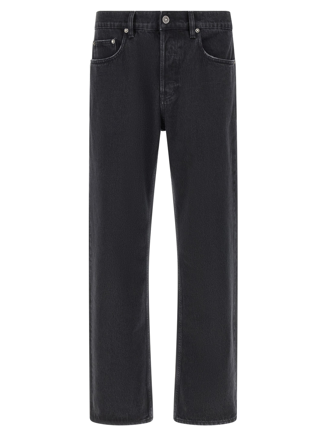 Golden Goose Black Cotton Straight-Leg Jeans