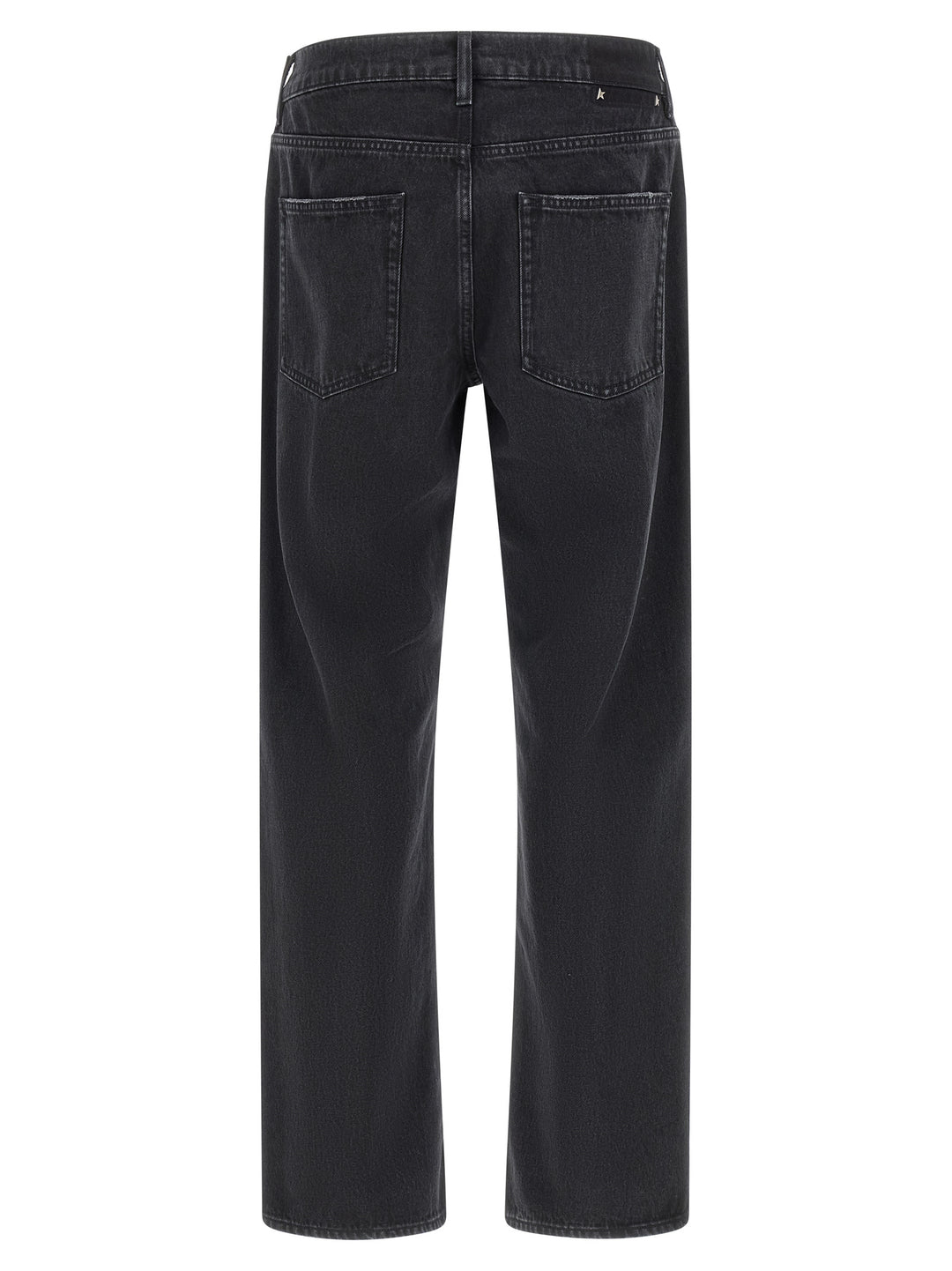 Golden Goose Black Cotton Straight-Leg Jeans