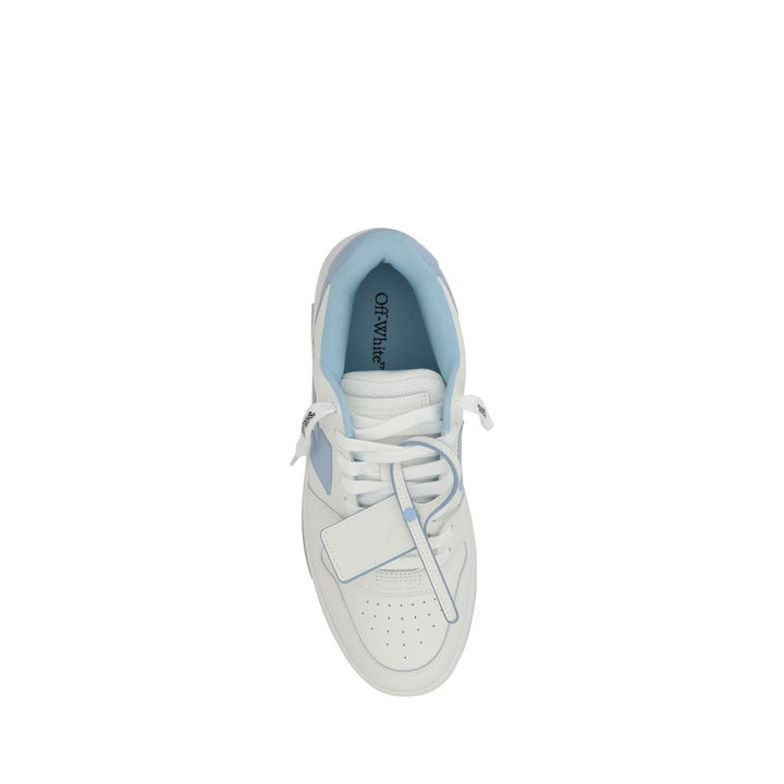 Off-White White Calf Leather Bos Taurus Athletic Sneakers