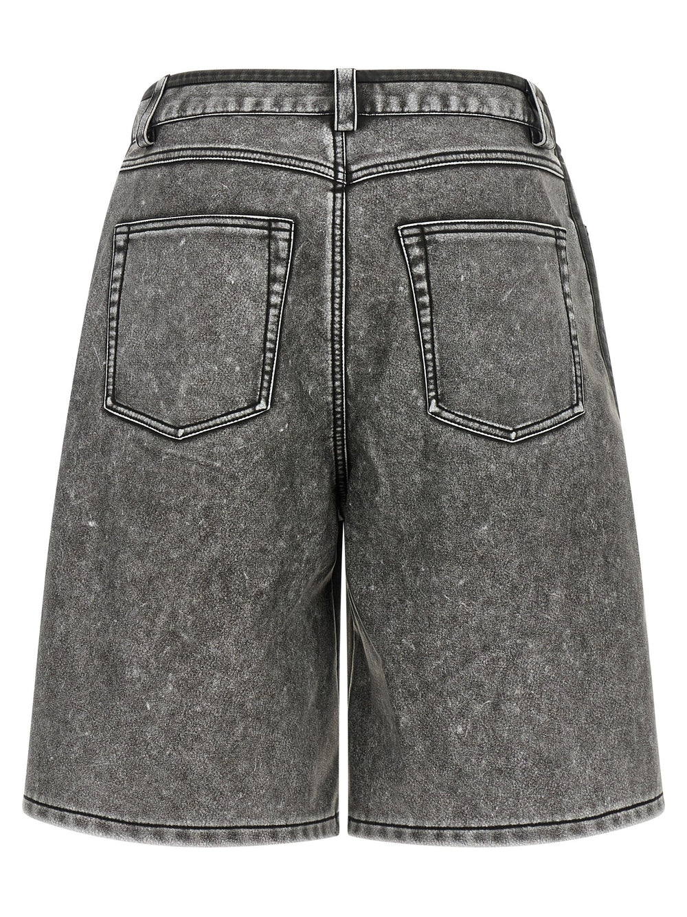 Women’s Diesel Gray Polyethylene Bermuda Shorts