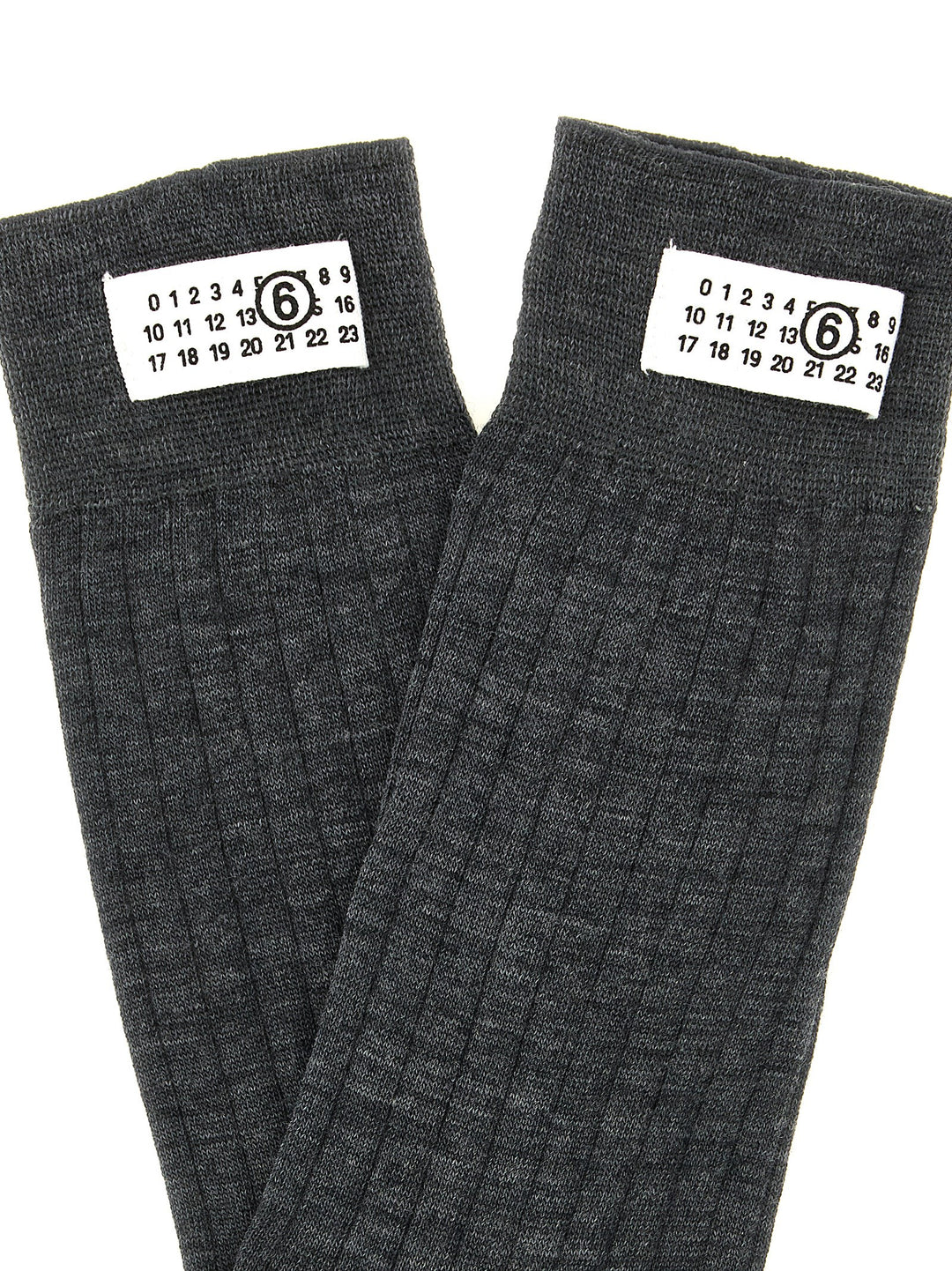 MM6 Maison Margiela Gray Wool Socks