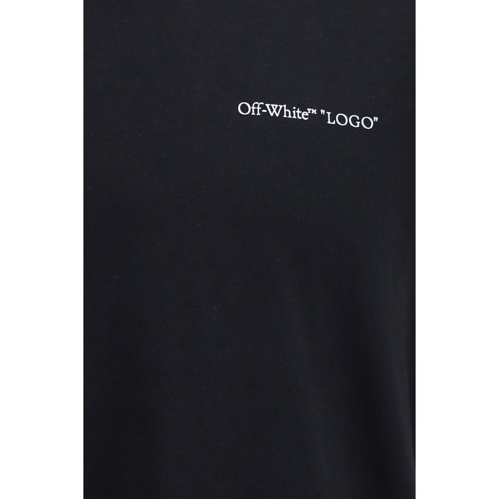 Off-White Black Cotton T-Shirt