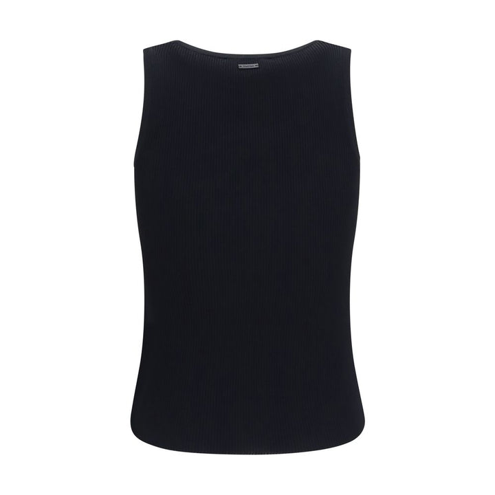 Max Mara Black Viscose Tank Tops