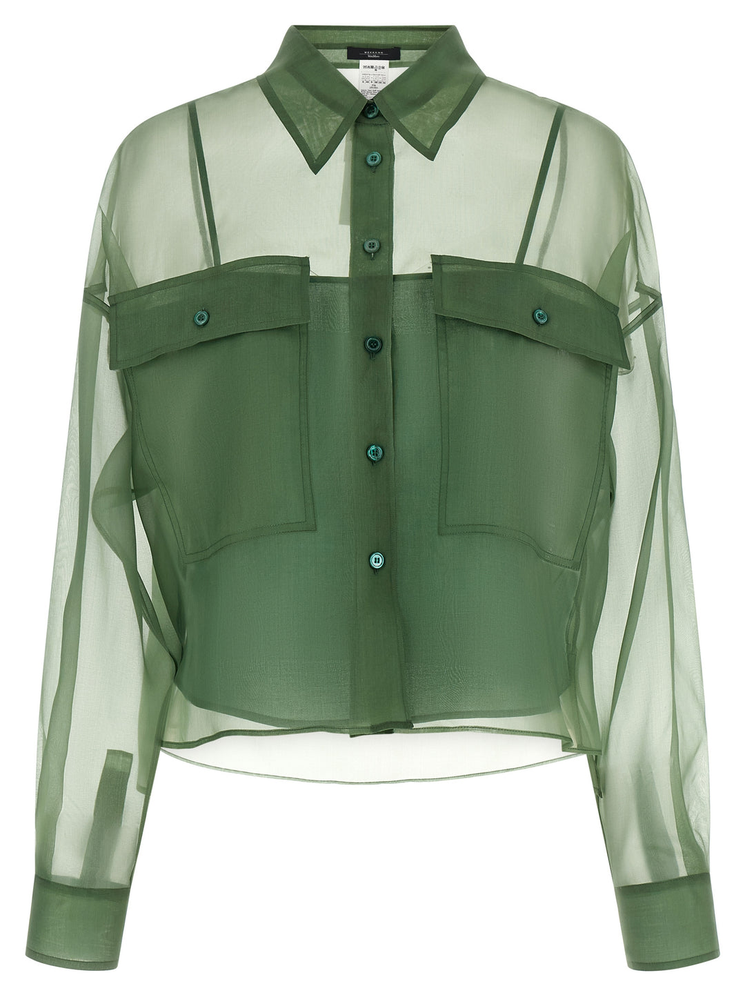Max Mara Bicolor Cotton Blouse