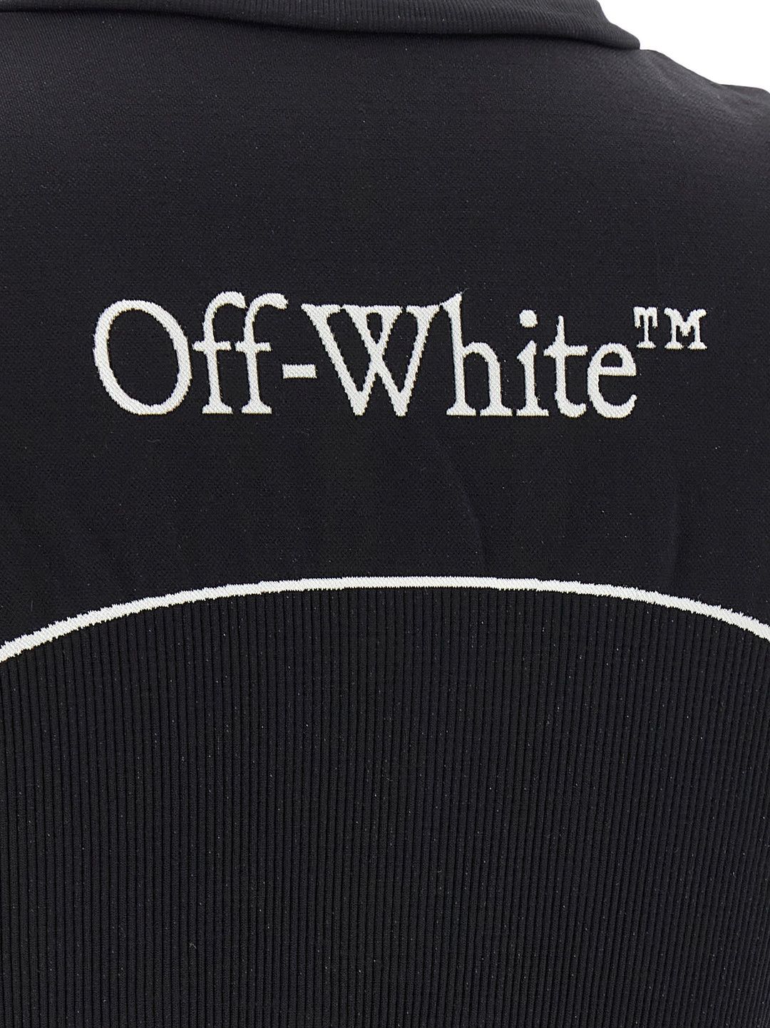 Off-White Black Polyamide Sport Bra