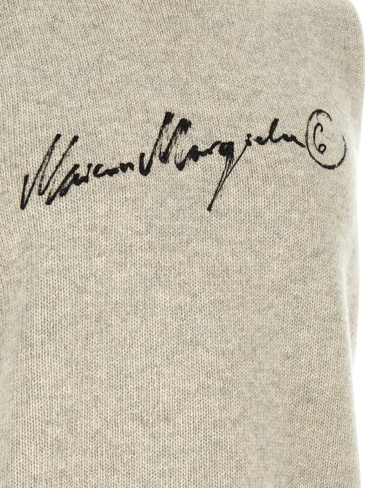 MM6 Maison Margiela Gray Wool Sweatshirt