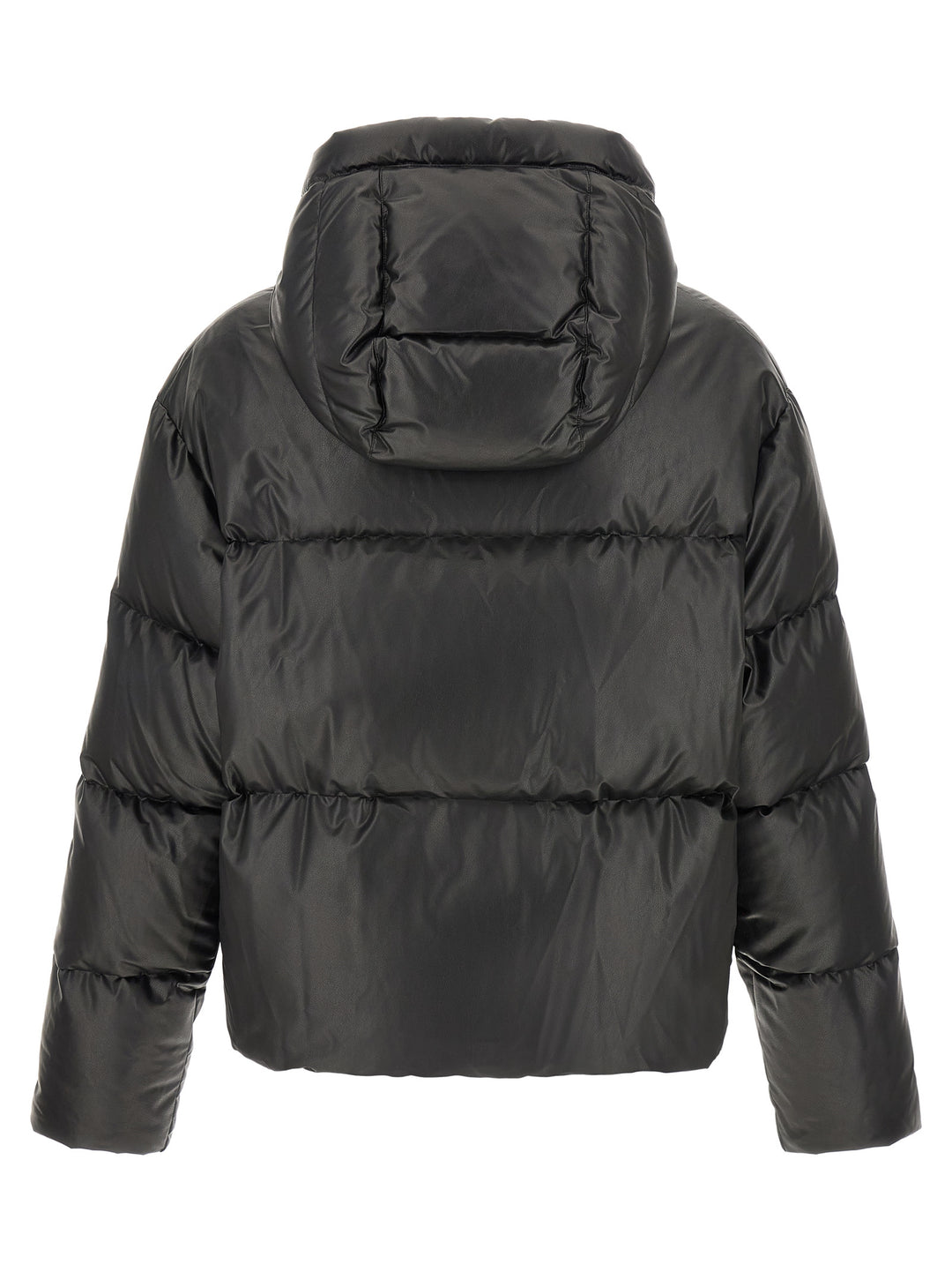 MM6 Maison Margiela Black Polyester Full-Length Jacket