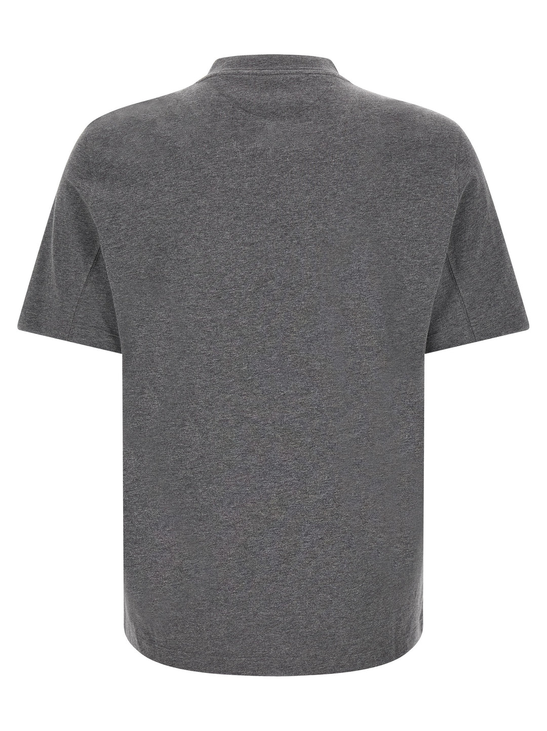Brunello Cucinelli Gray Cotton T-Shirt