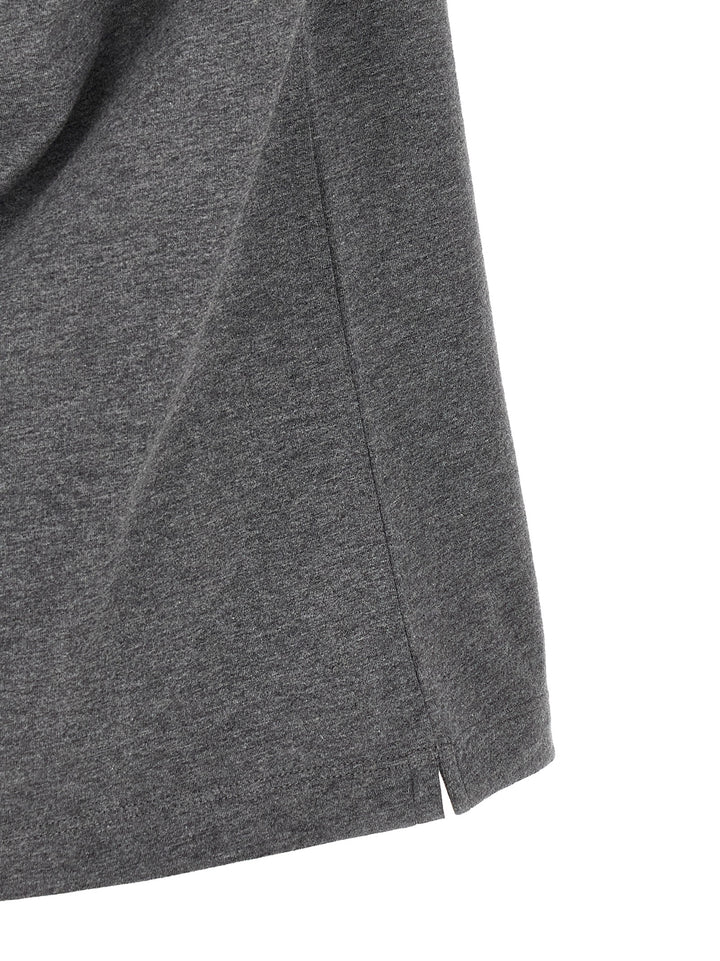 Brunello Cucinelli Gray Cotton T-Shirt