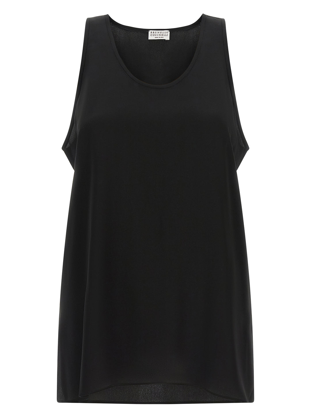Brunello Cucinelli Black Silk Shirt