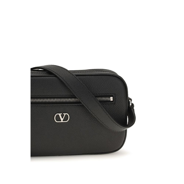 Valentino Garavani Black Calf Leather Bos Taurus Wallet