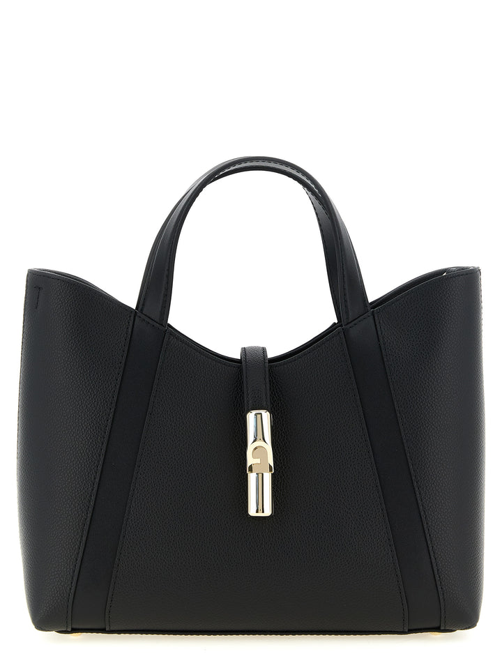 Furla Black Calfskin Tote Bag