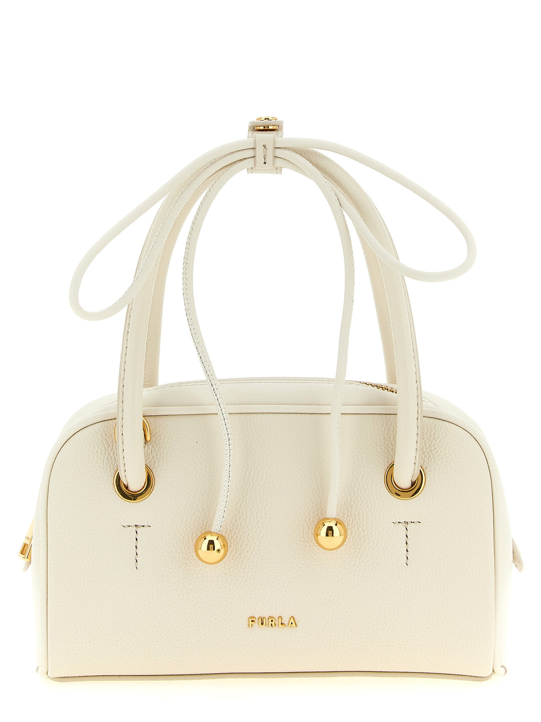 Furla White Calfskin Handbag