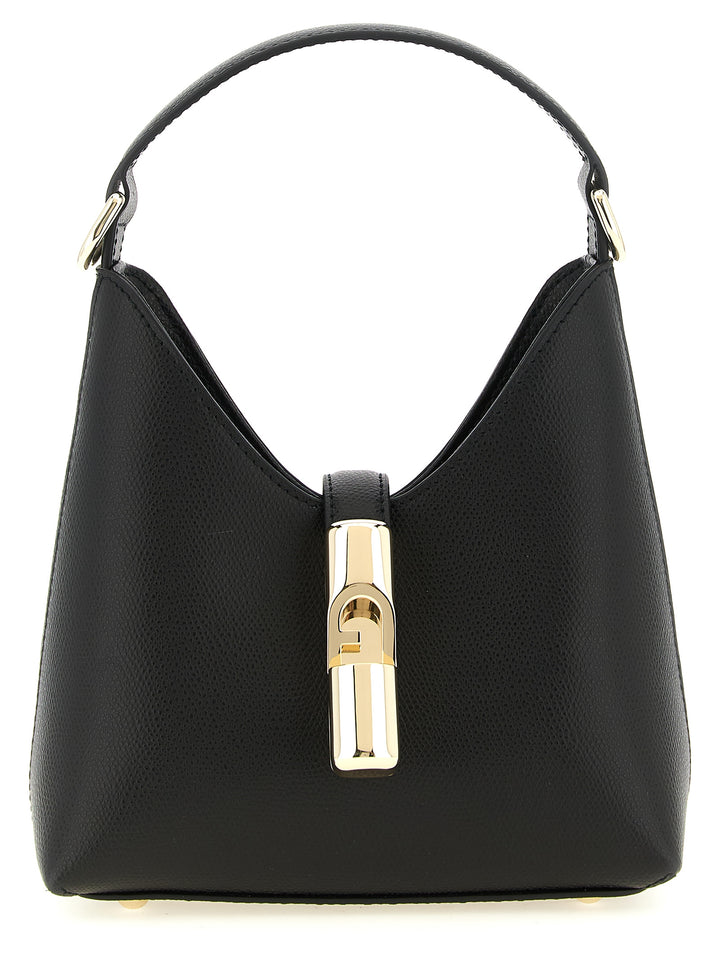 Furla Black Calfskin Handbag