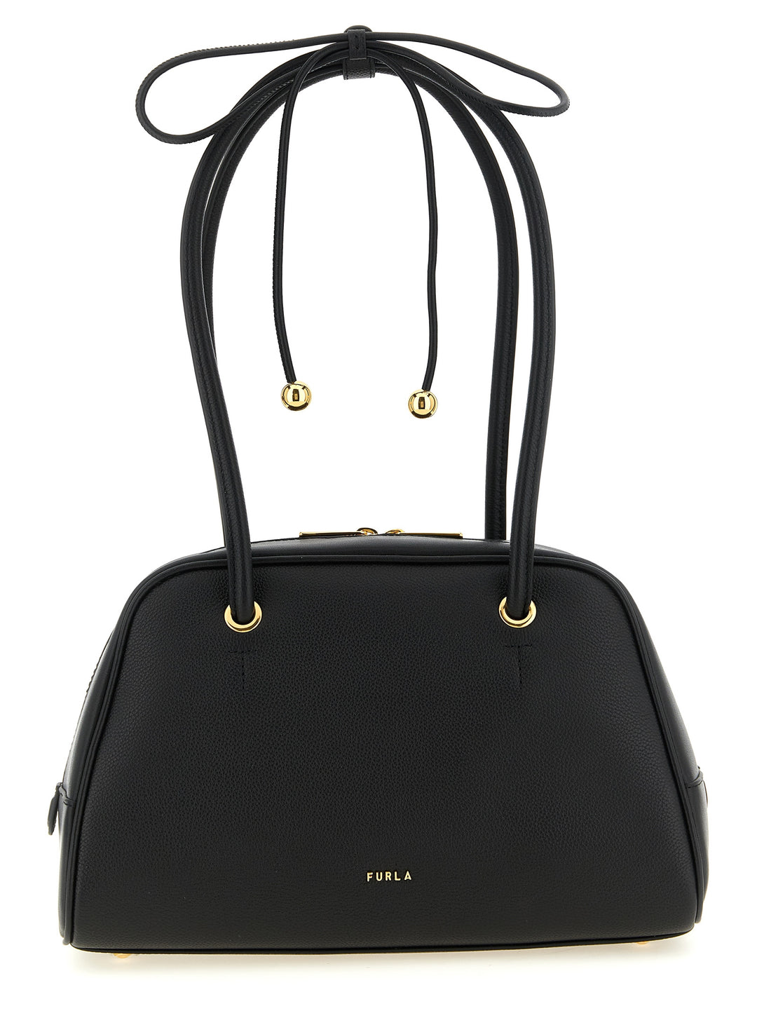 Furla Black Calfskin Handbag