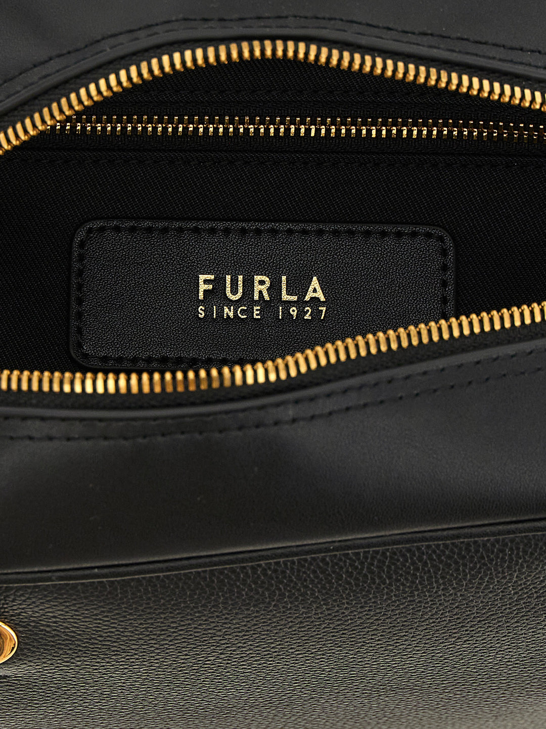 Furla Black Calfskin Handbag