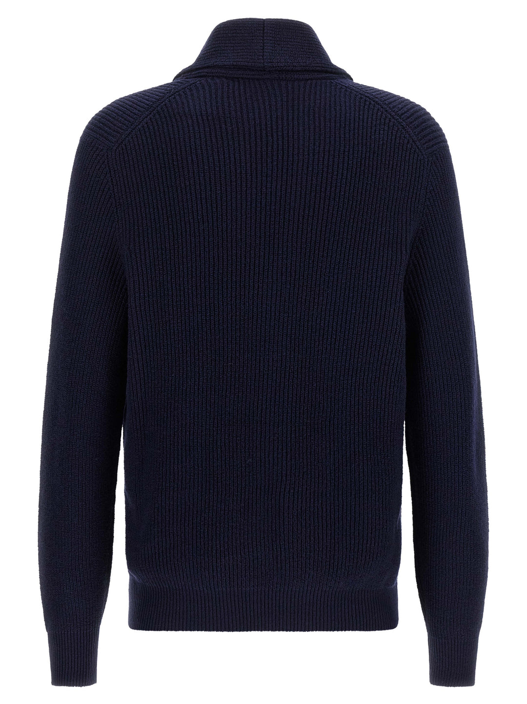 Brunello Cucinelli Blue Cotton Cardigan