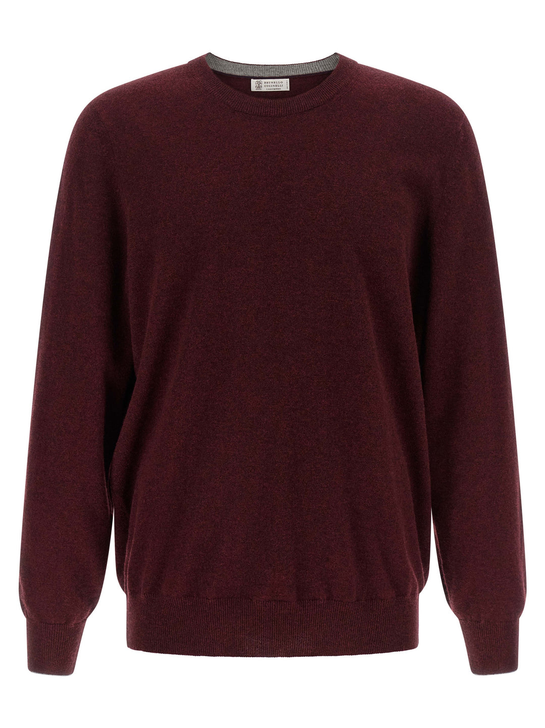 Brunello Cucinelli Bordeaux Cashmere Cardigan