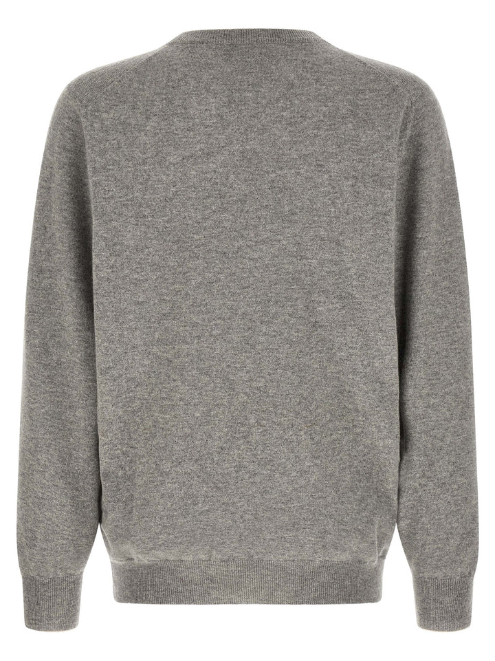 Brunello Cucinelli Gray Cashmere Cardigan