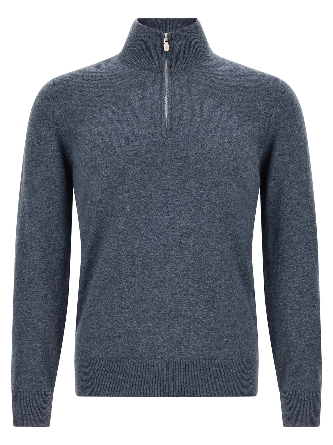Brunello Cucinelli Blue Cashmere Cardigan