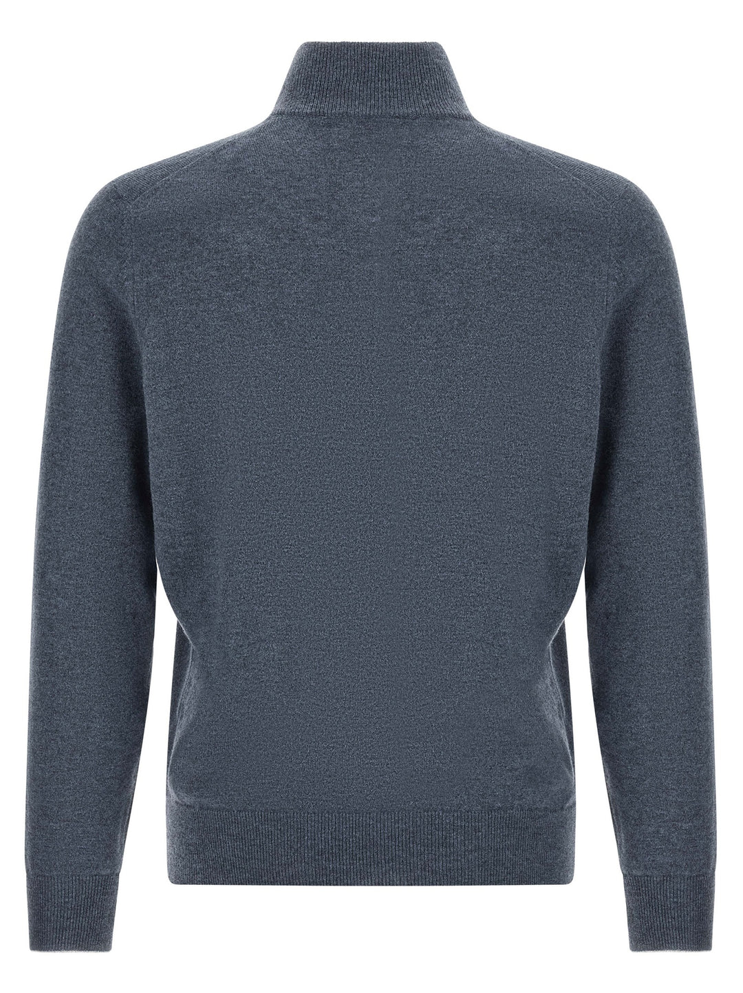 Brunello Cucinelli Blue Cashmere Cardigan