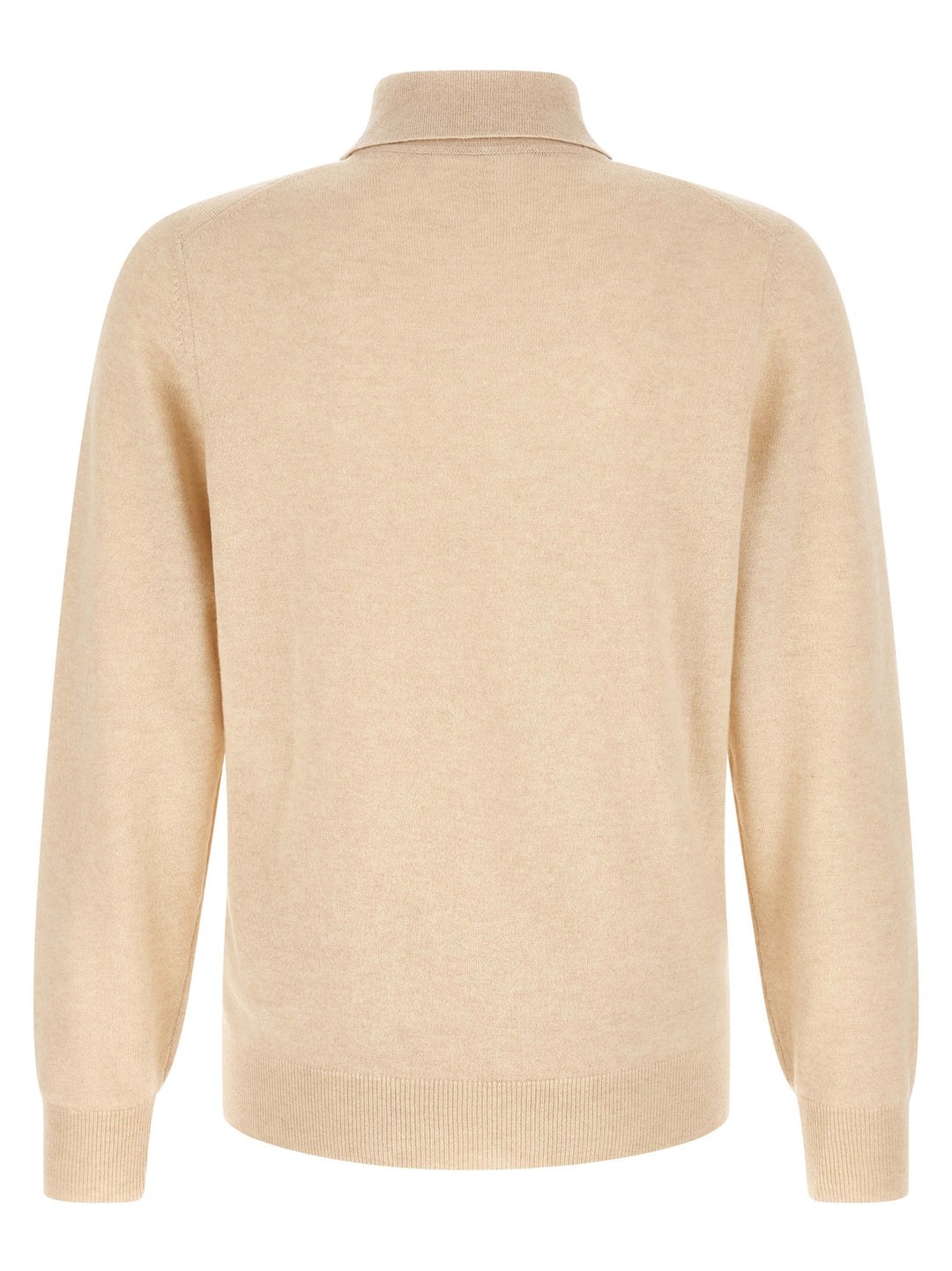 Brunello Cucinelli Beige Cashmere Polo Shirt
