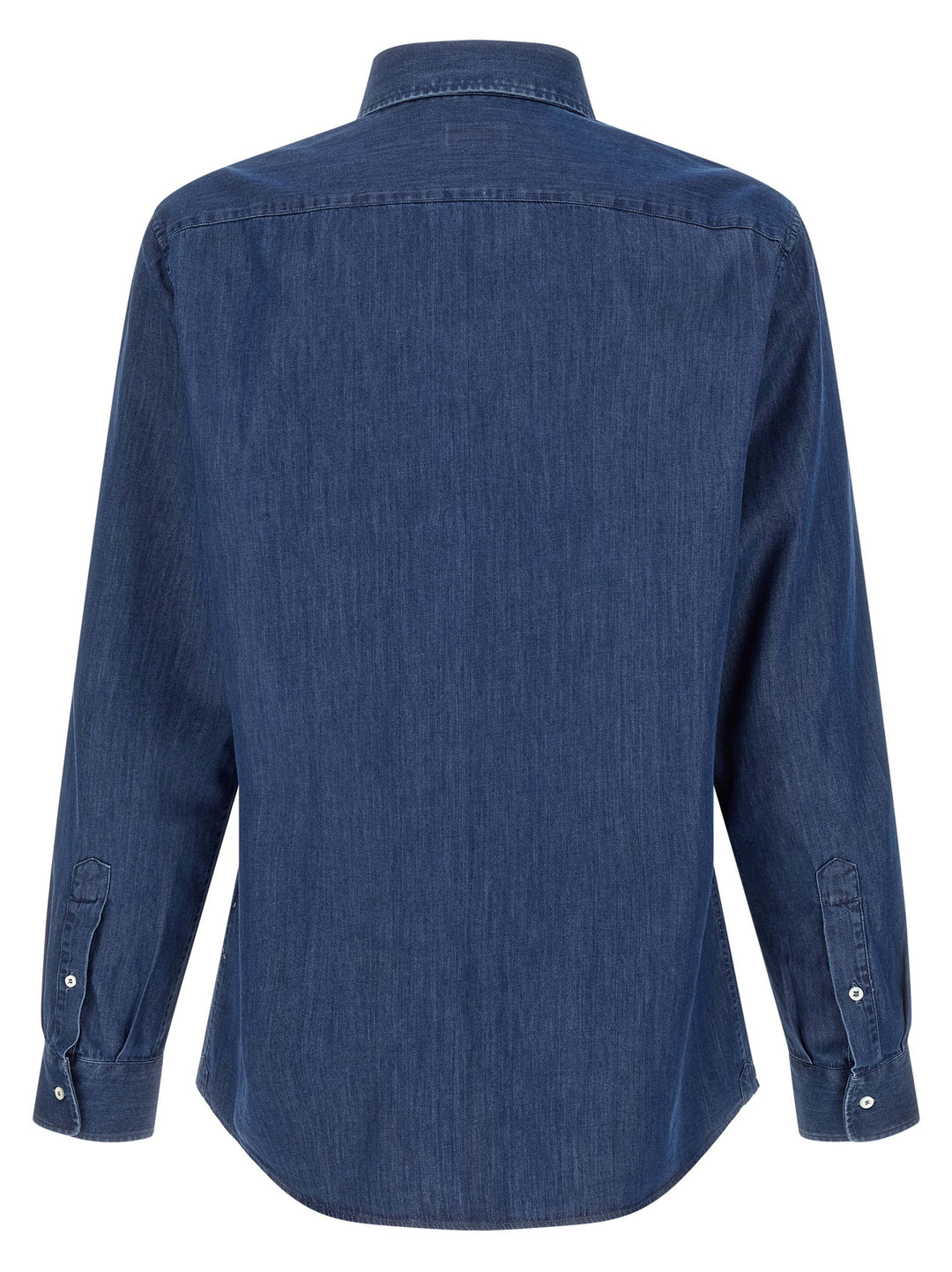 Brunello Cucinelli Blue Cotton Blouse