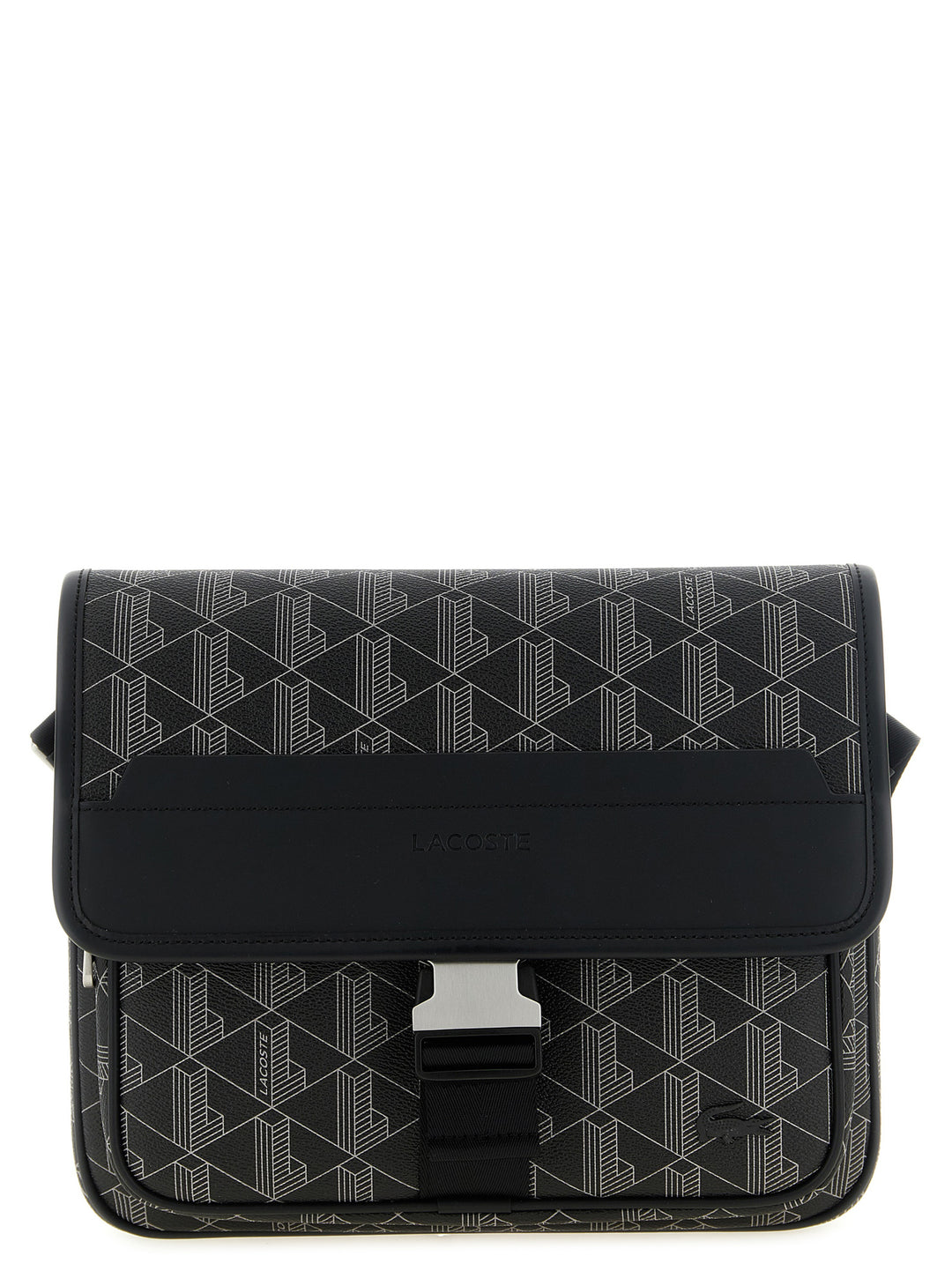 Lacoste Black Pvc Crossbody Bag