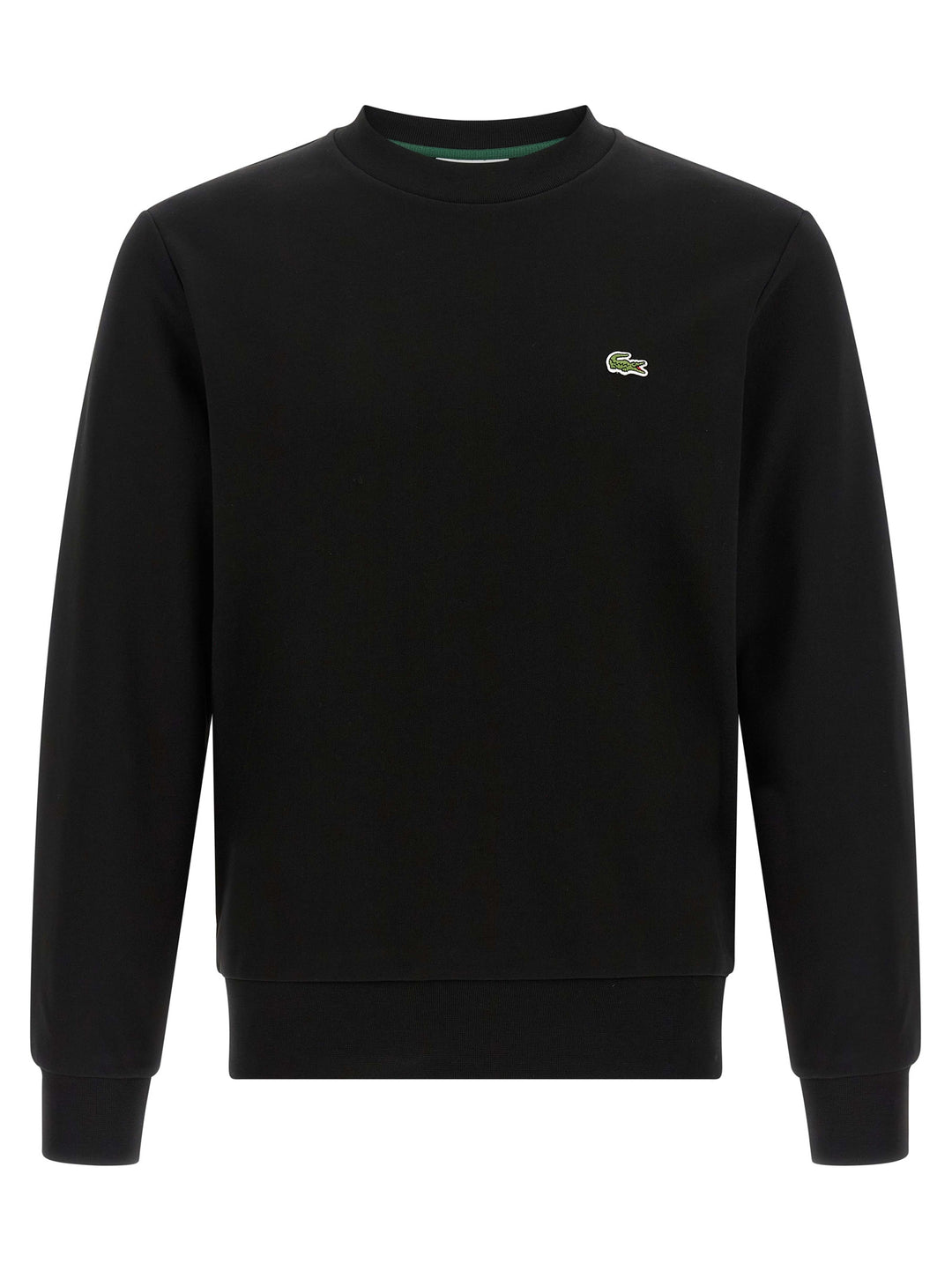 Lacoste Black Cotton Sweatshirt