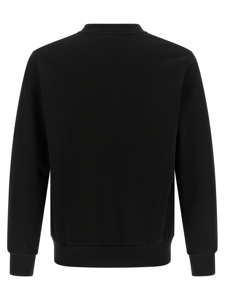Lacoste Black Cotton Sweatshirt