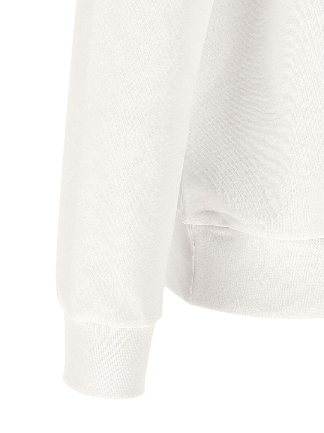 Lacoste White Cotton Sweatshirt