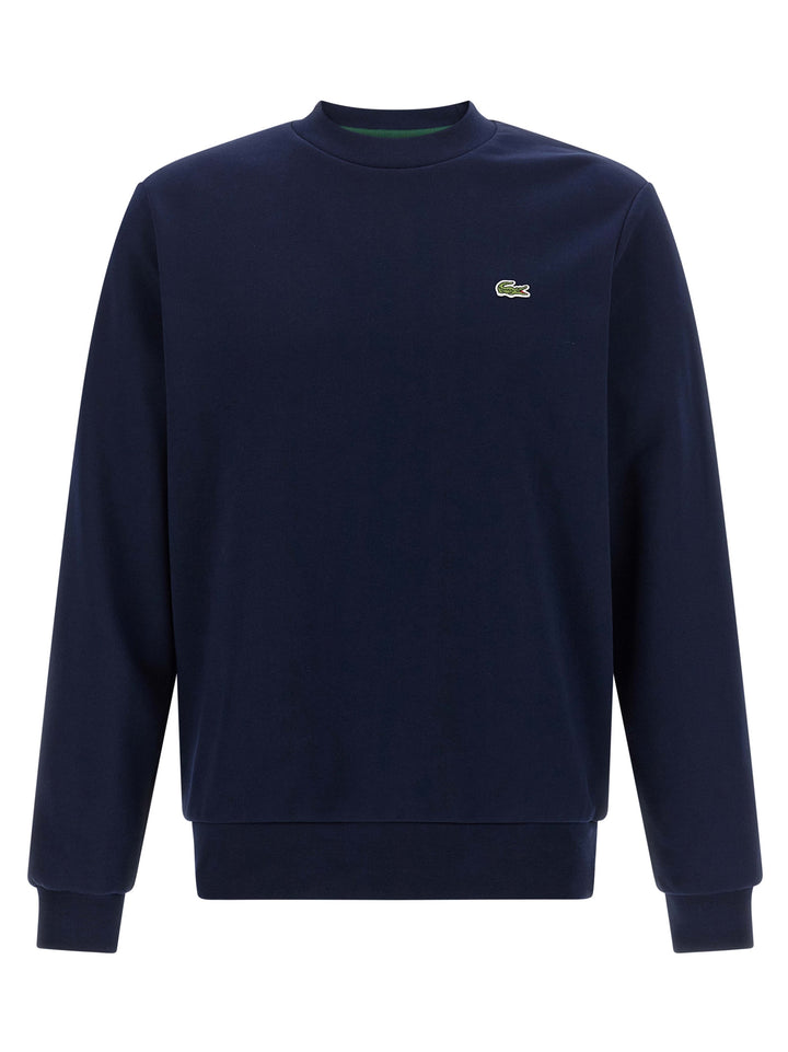 Lacoste Blue Cotton Sweatshirt