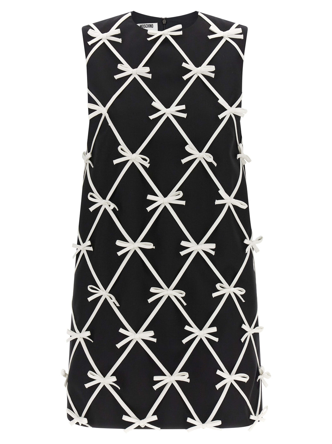 Moschino Bicolor Virgin Wool Short Dress