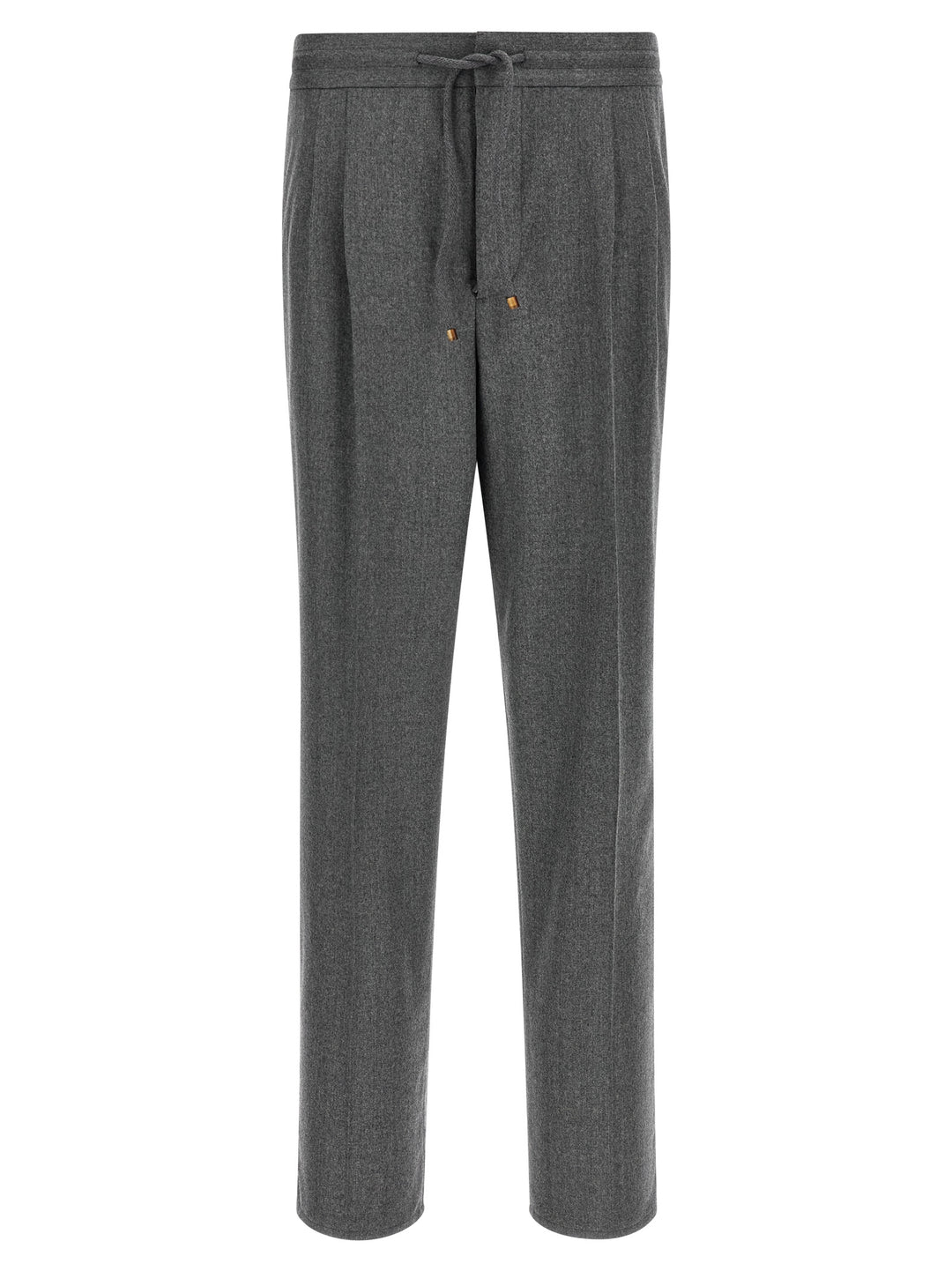 Brunello Cucinelli Gray Virgin Wool Casual Pants