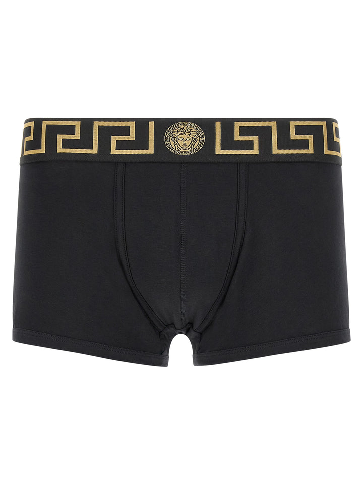 Versace Black Cotton Boxers