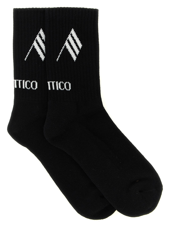 The Attico Bicolor Cotton Socks
