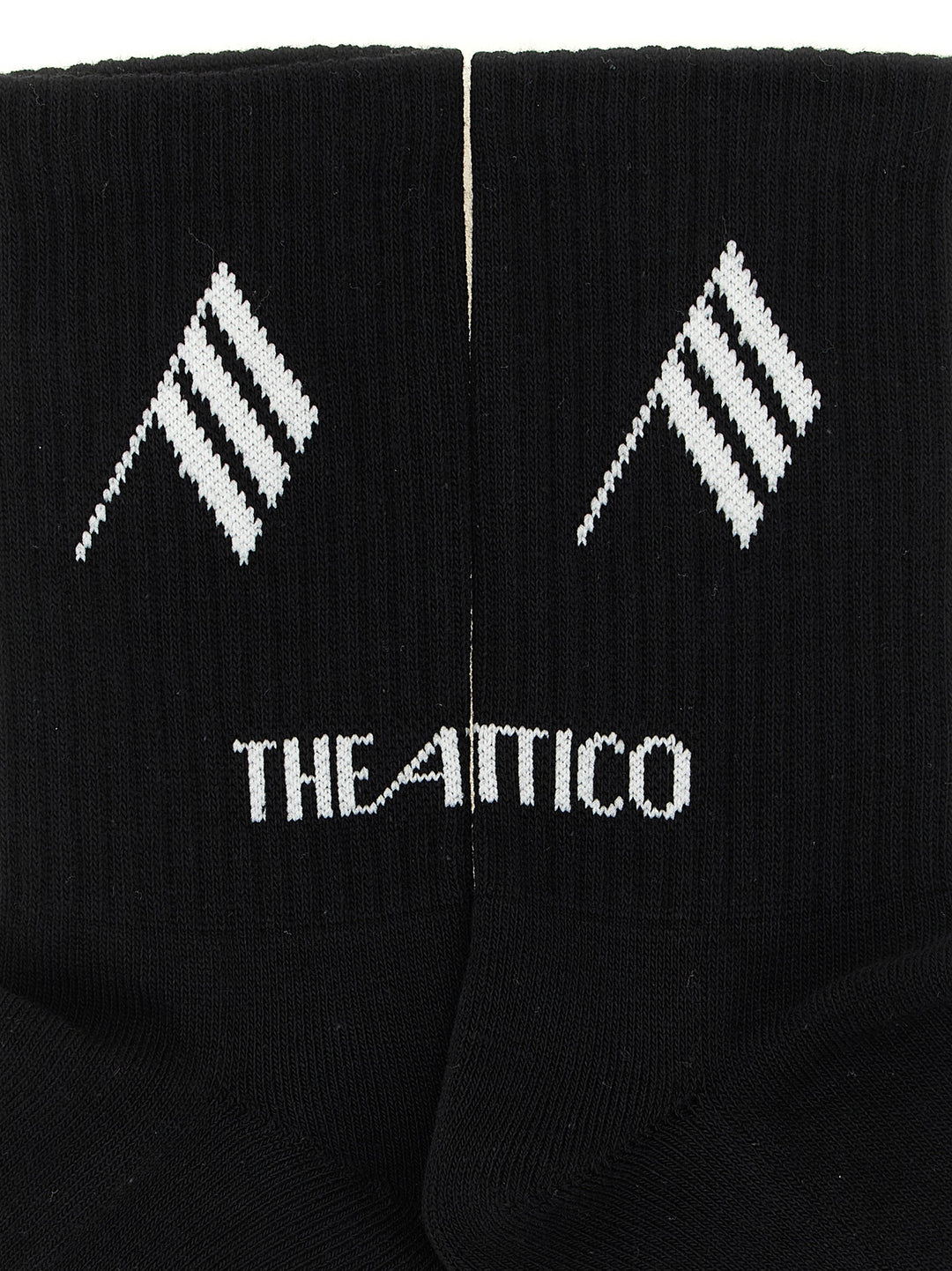 The Attico Bicolor Cotton Socks