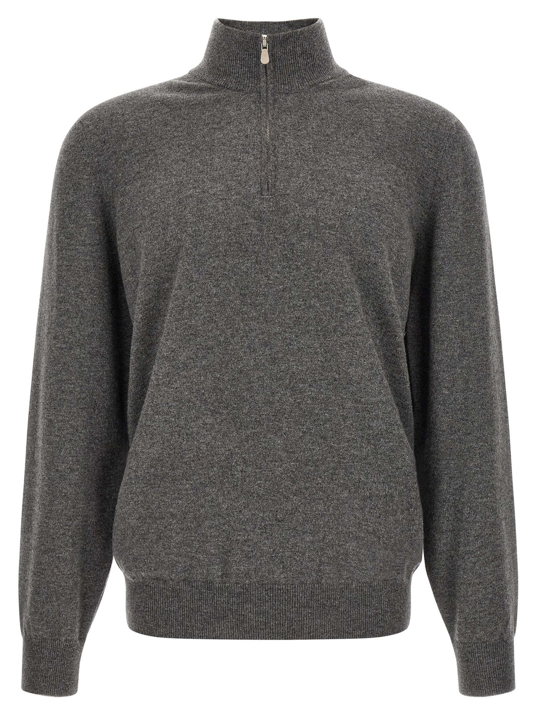 Brunello Cucinelli Gray Cashmere Cardigan