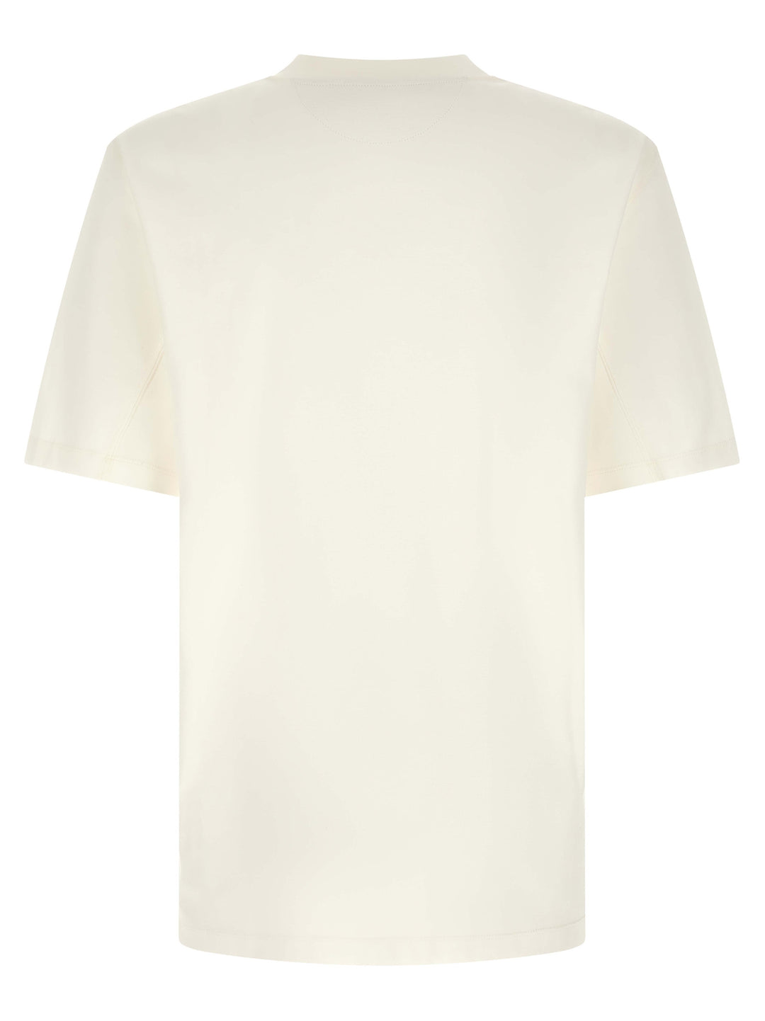 Brunello Cucinelli White Cotton T-Shirt