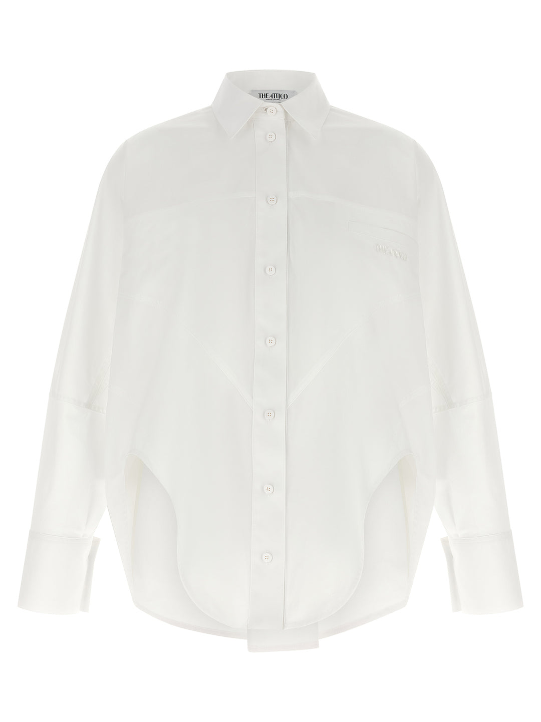 The Attico White Cotton Blouse