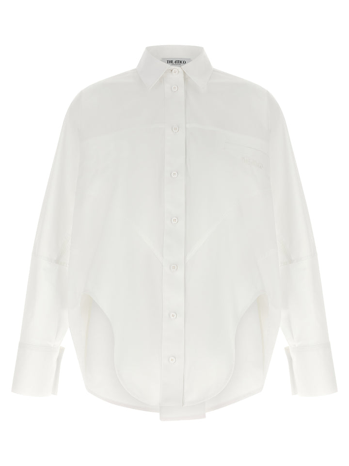The Attico White Cotton Blouse