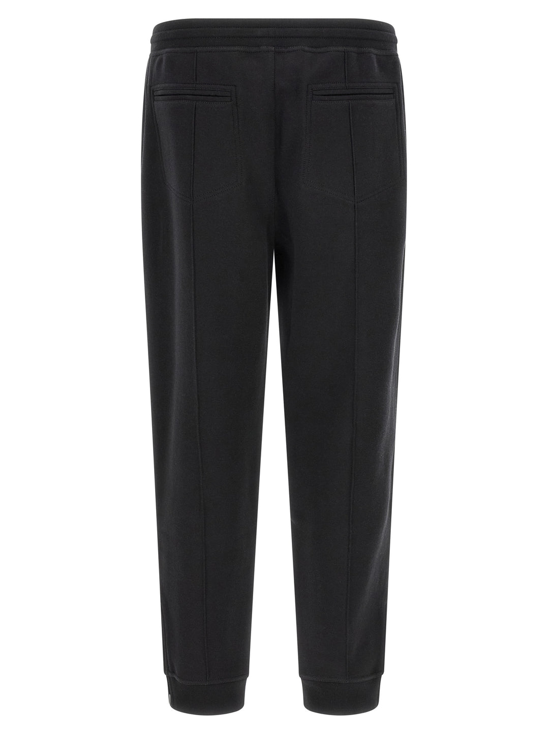 Brunello Cucinelli Black Cotton Joggers (Workout Pants)